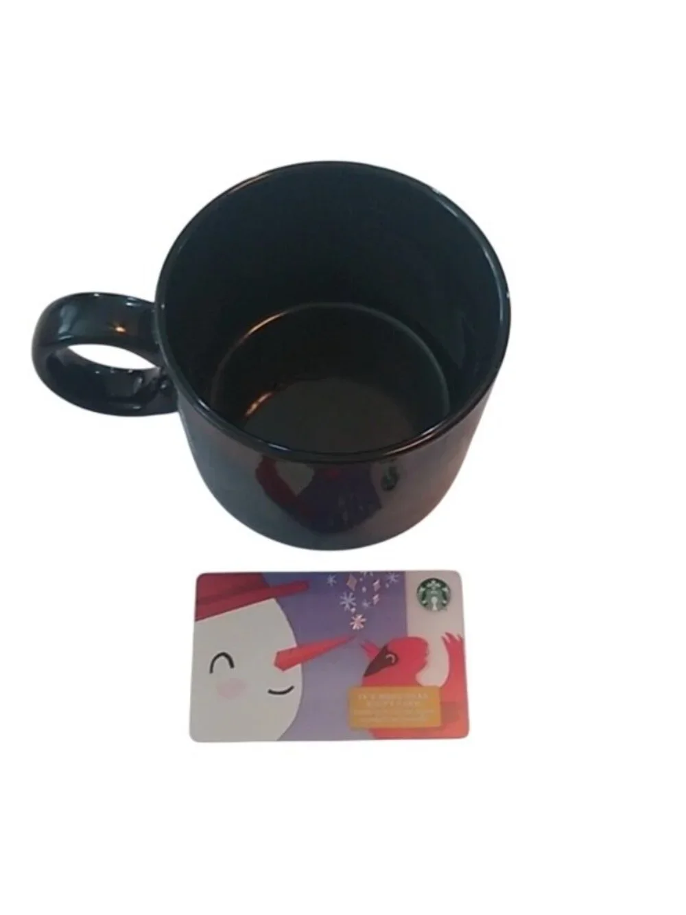 Starbucks Signature Black Coffee Tea Mug, 12 oz. + Blank Holiday GC